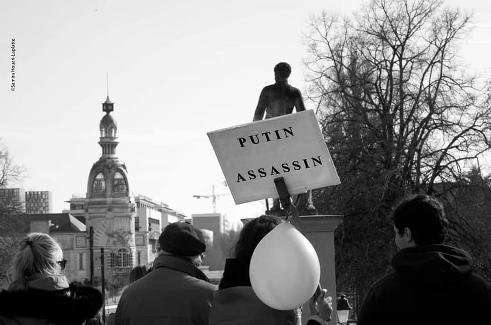 Rassemblement contre la politique du gouvernement russe